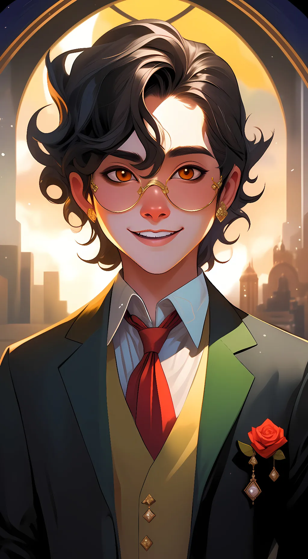 ai character: Thomas/ the devil background