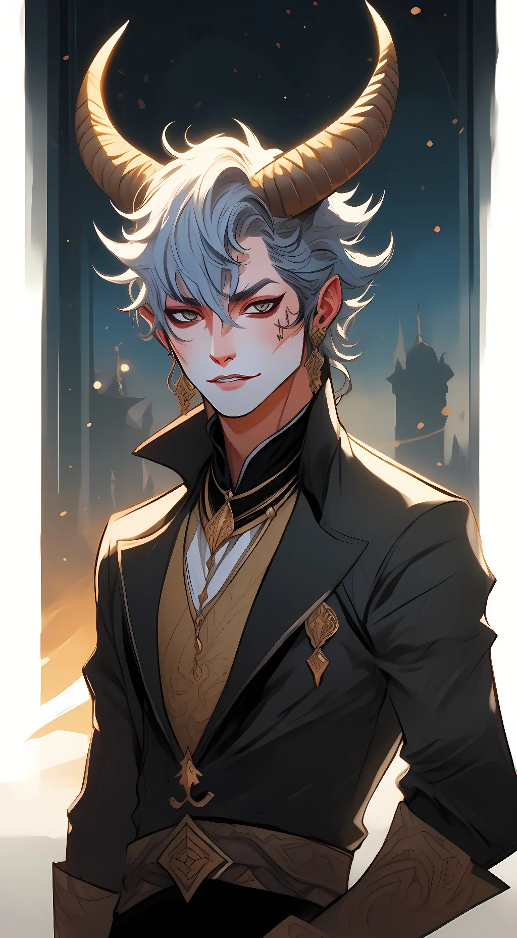 ai character: Nathaniel  background