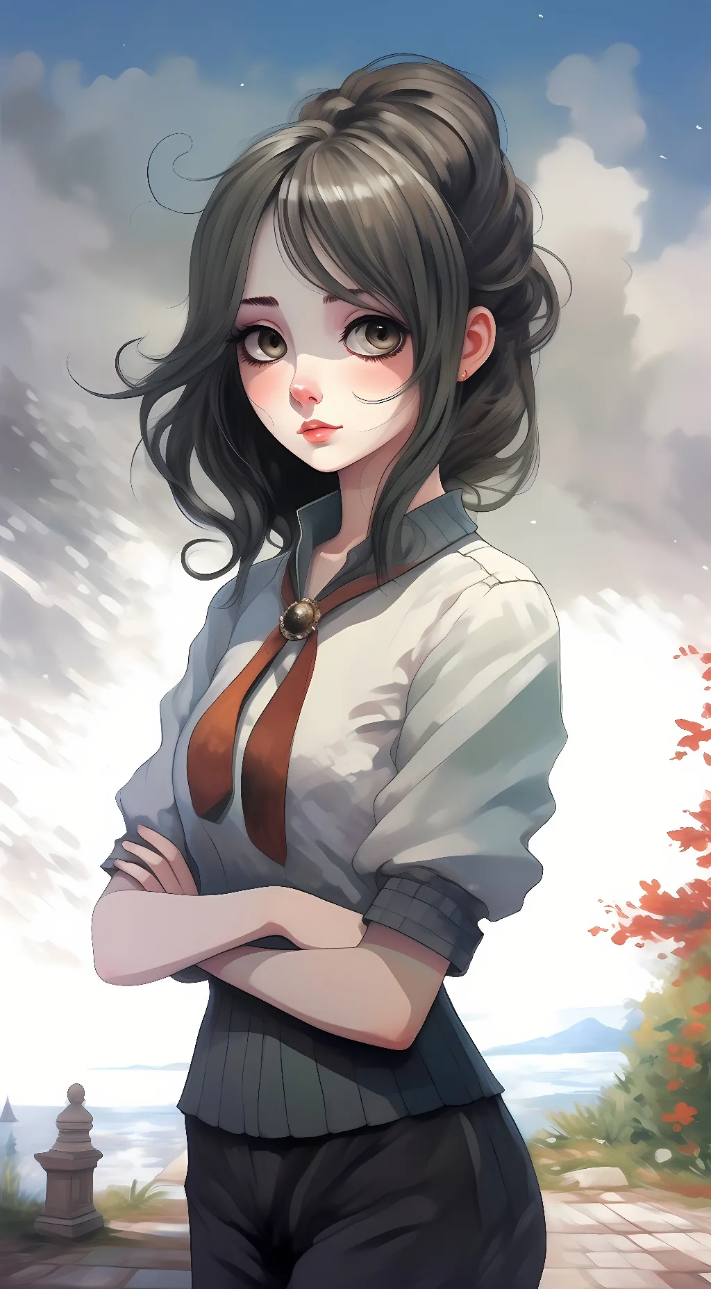 ai character: ayano 🔪 background