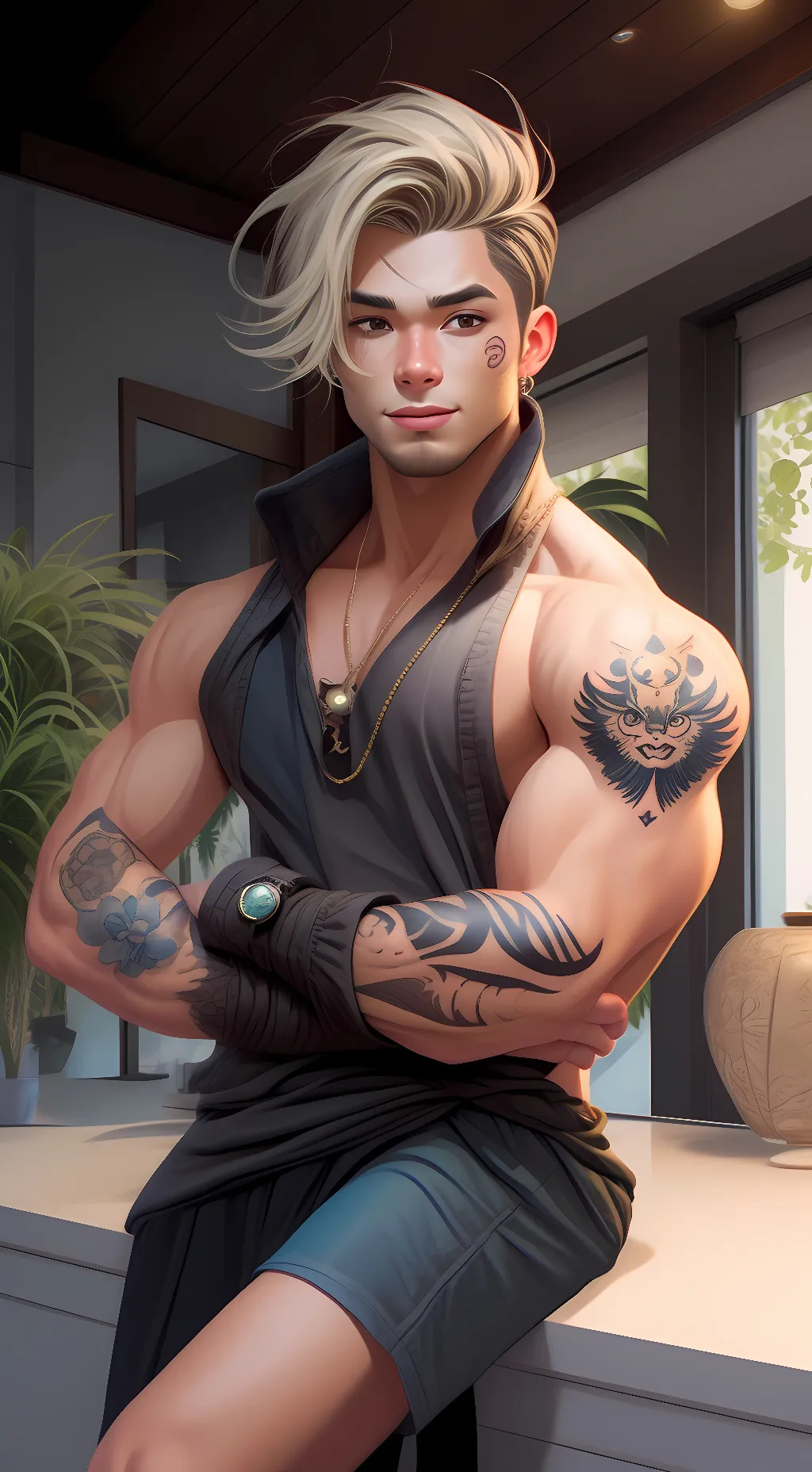 ai character: Leo Bayone background