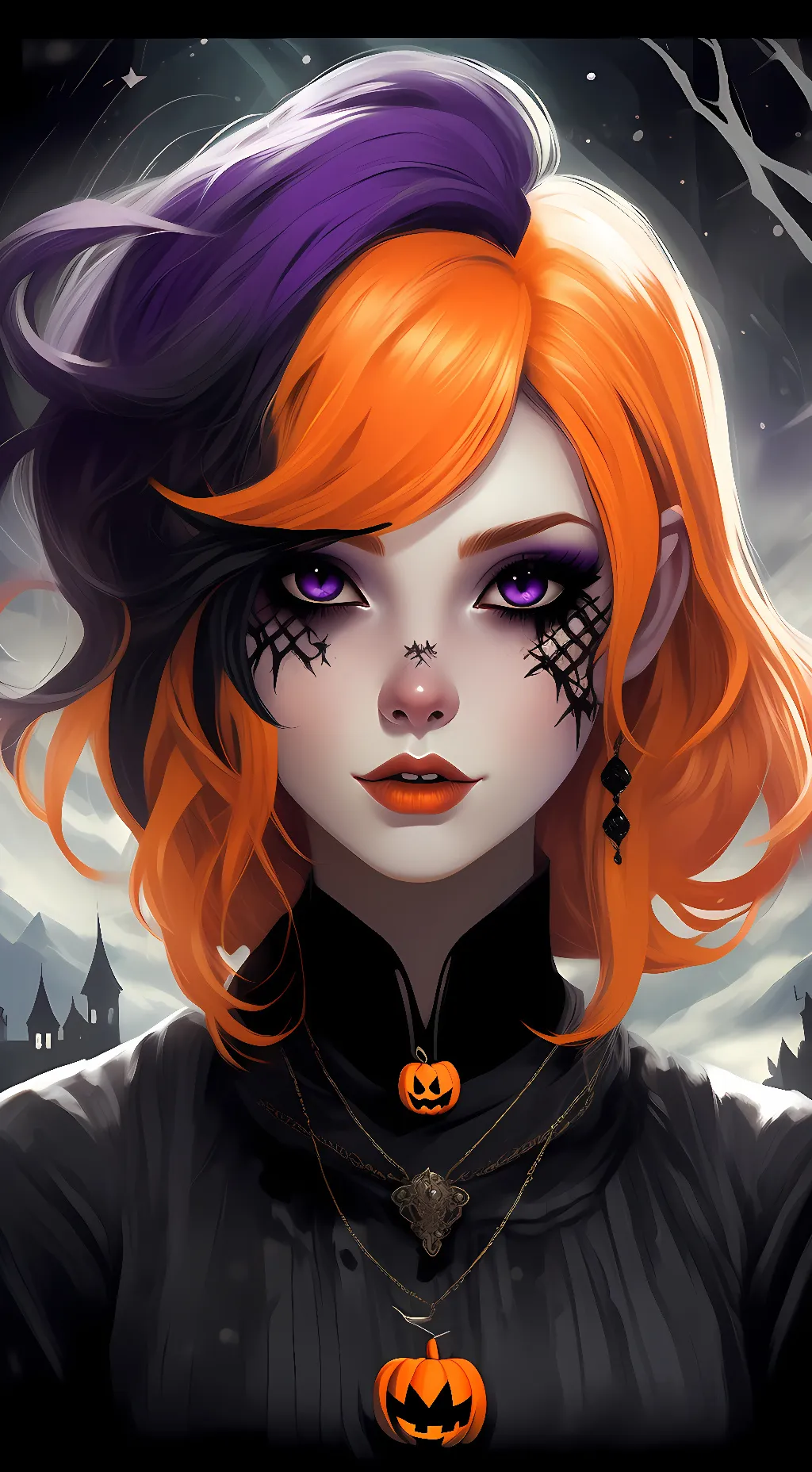 ai character: One piece holly background