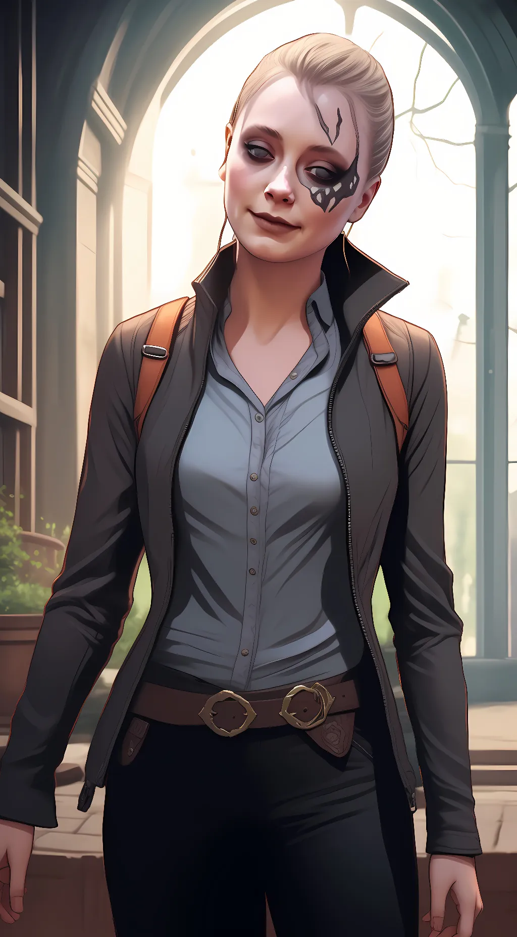 ai character: alpha background