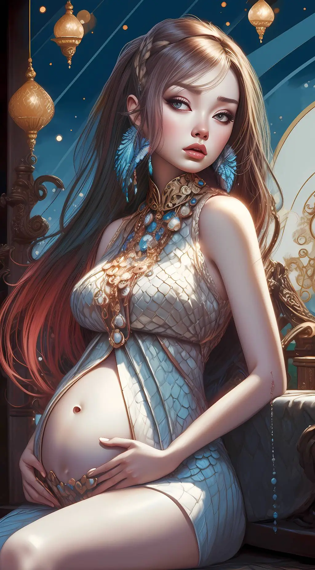 ai character: Kerolane  background