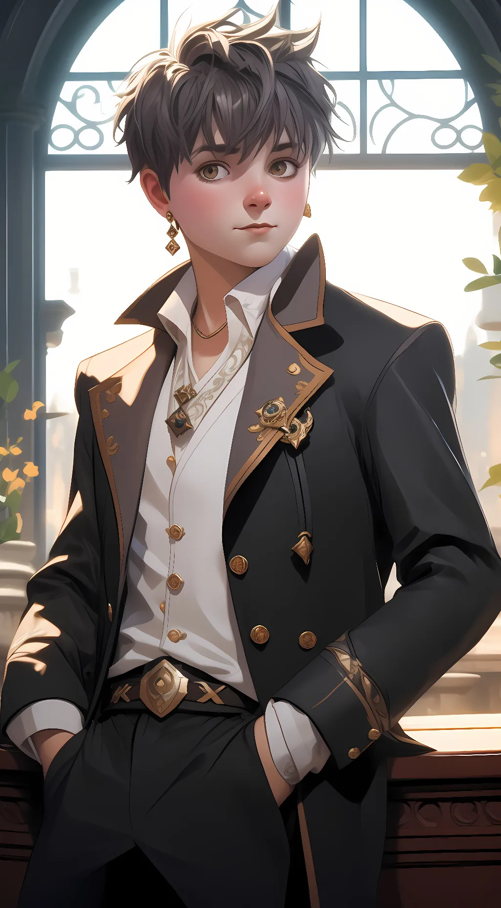 ai character: DJ background