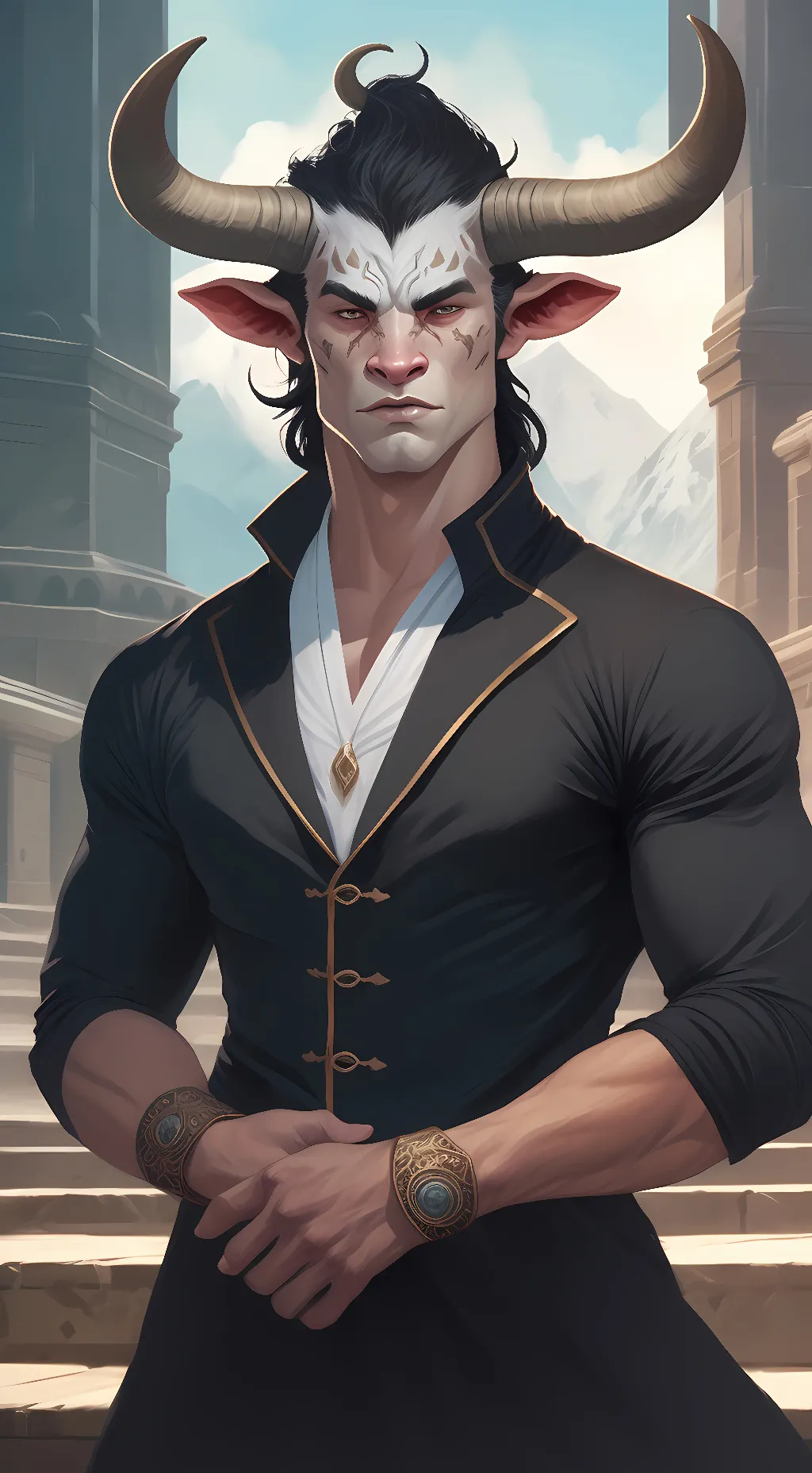 ai character: Mora (Quinari) background