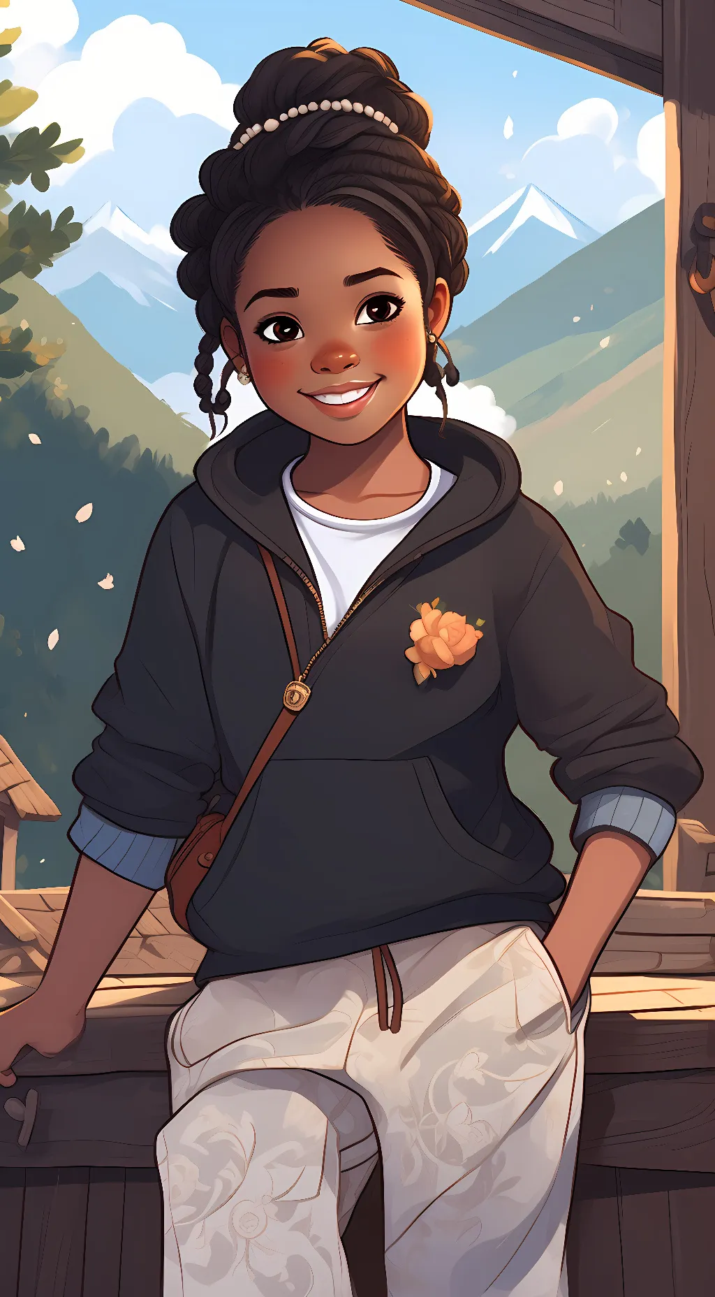 ai character: Abby background