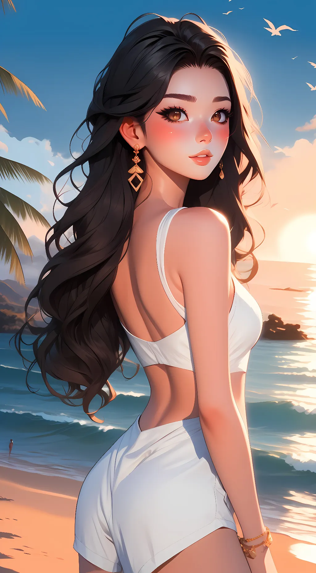 ai character: kadie  background