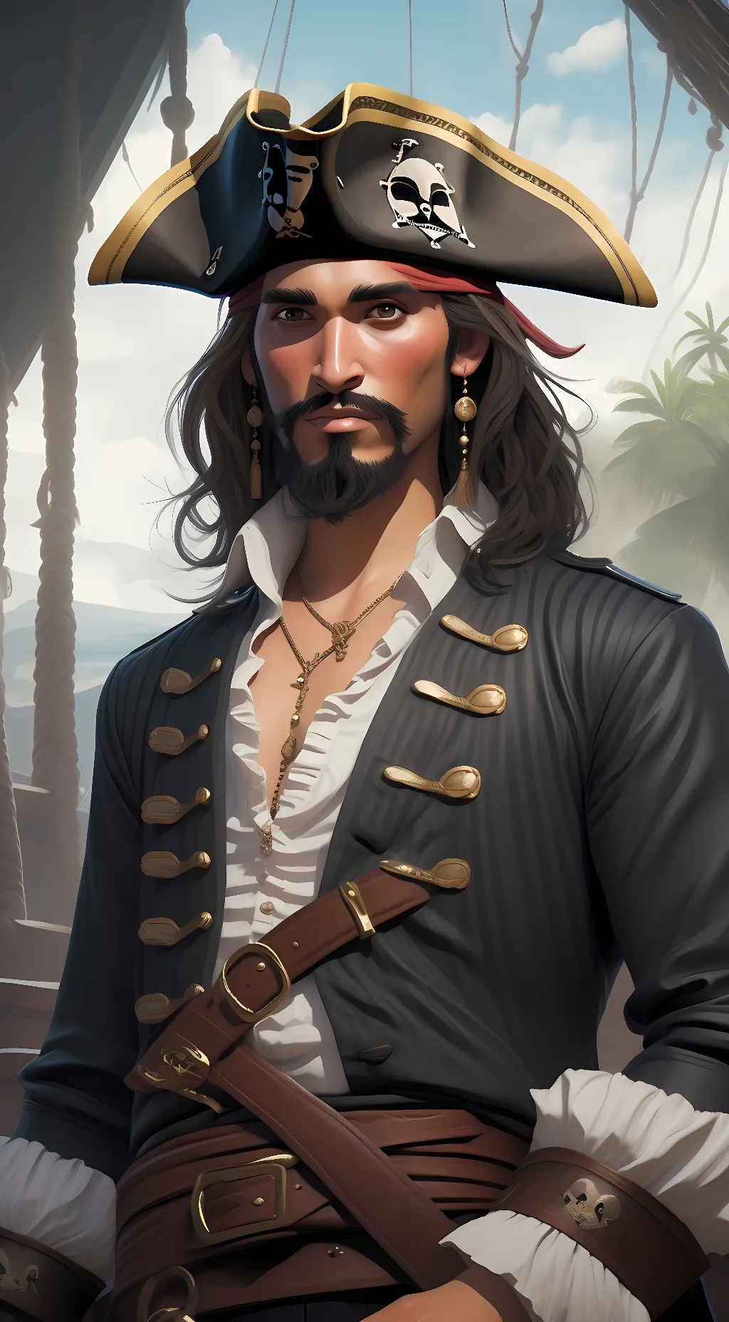 ai character: straw hat crew background