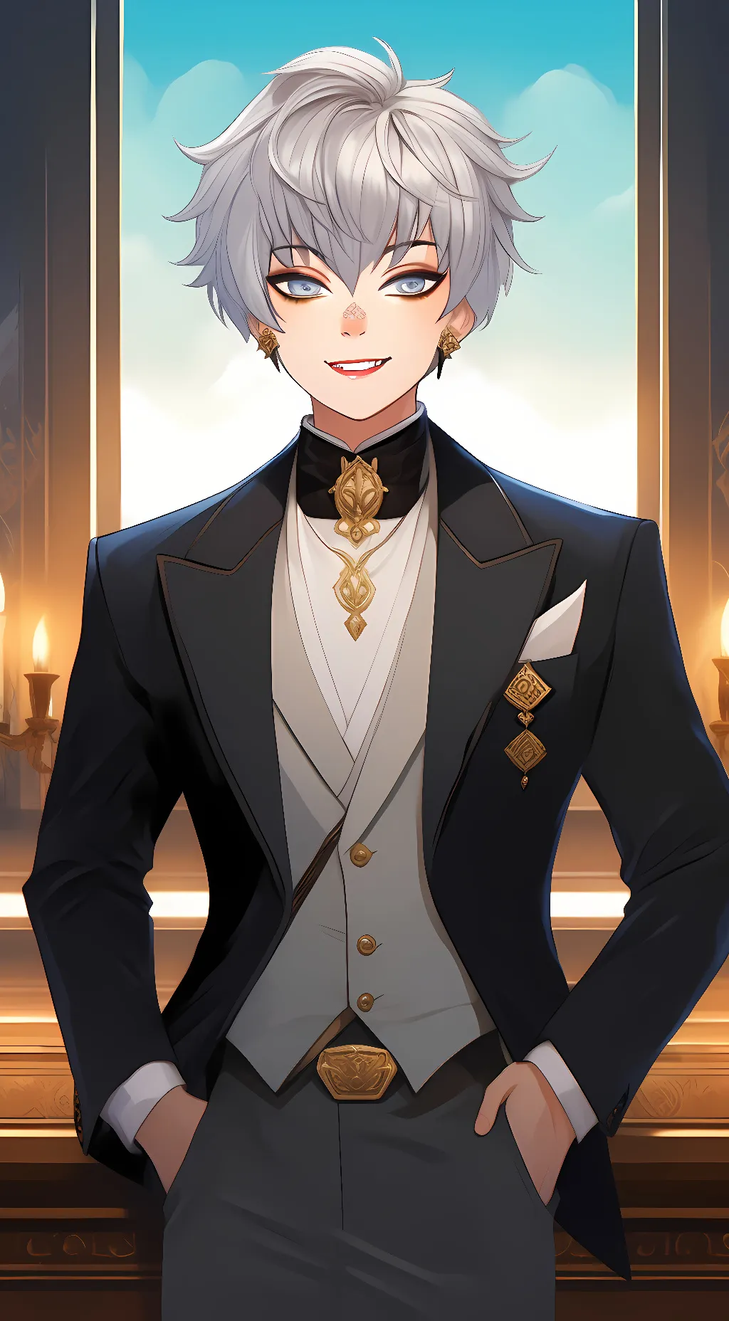 ai character: Senz background