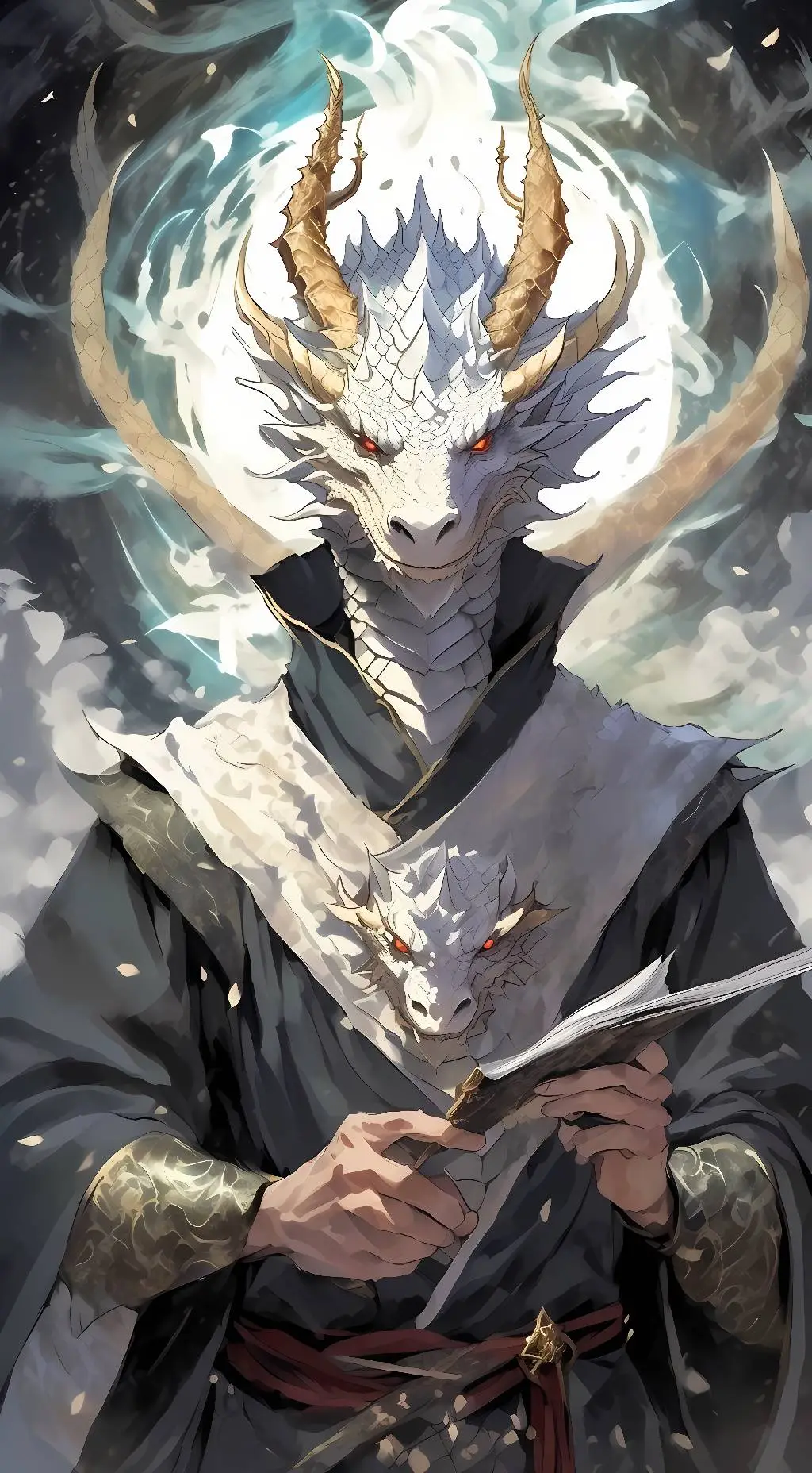 ai character: Dragon of Law background