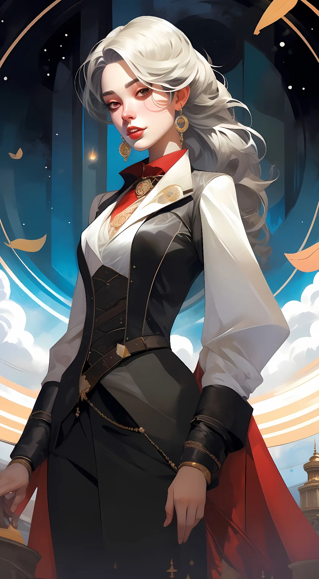 ai character: Himoga toga background