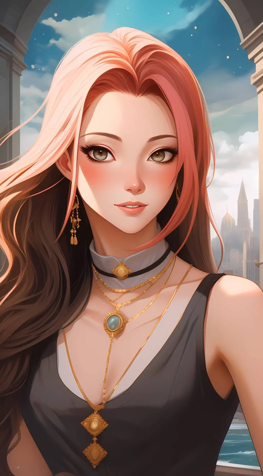 ai character: Neko background