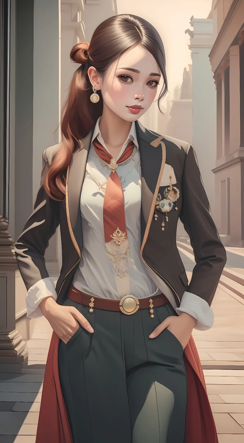 ai character: Rory Redwood  background