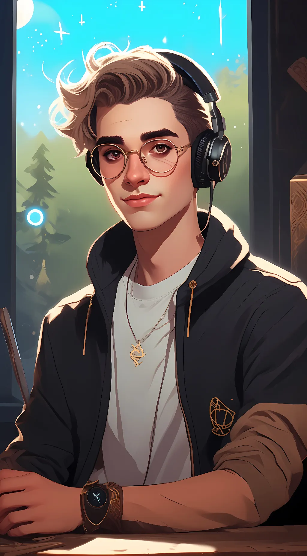 ai character: sigils  background