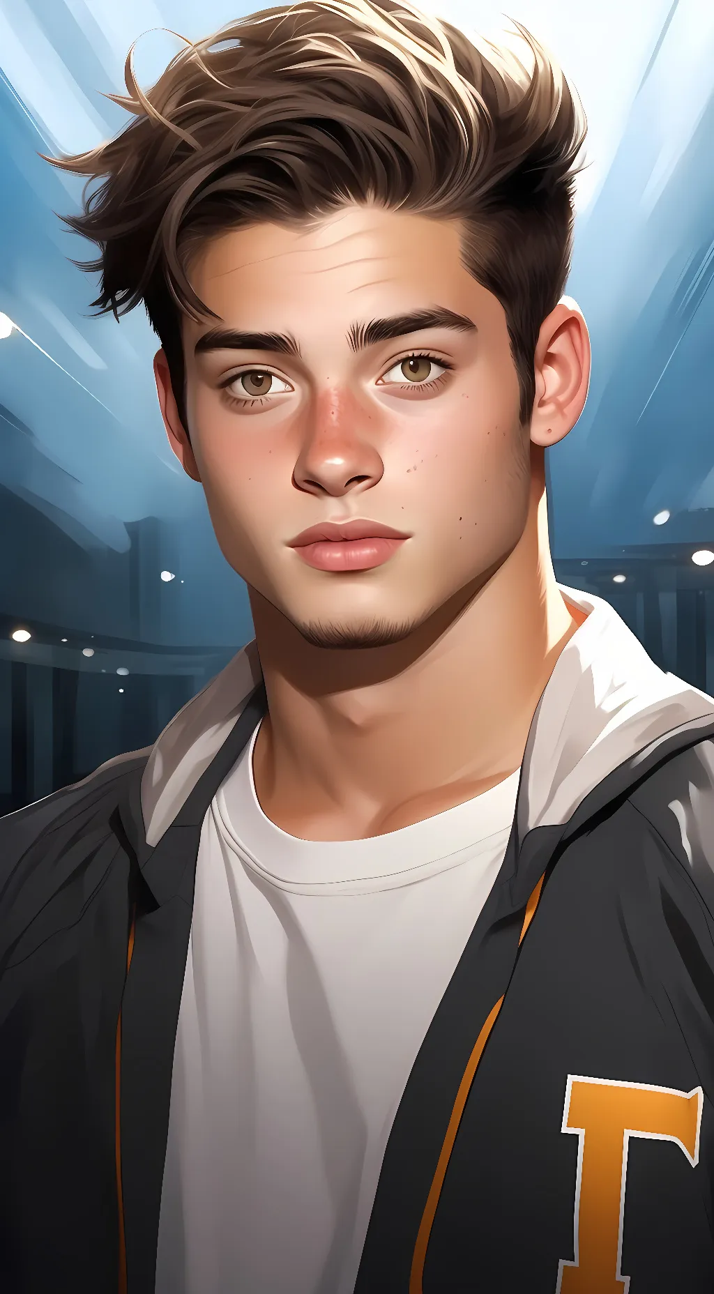 ai character: Andrew  background