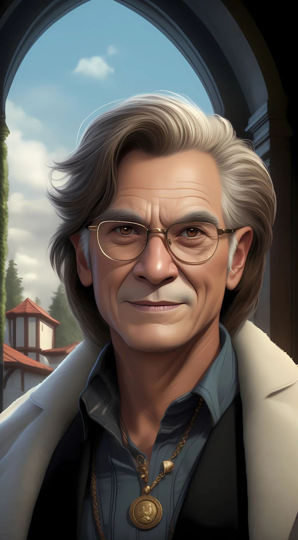 ai character: granddad Jenkins  background