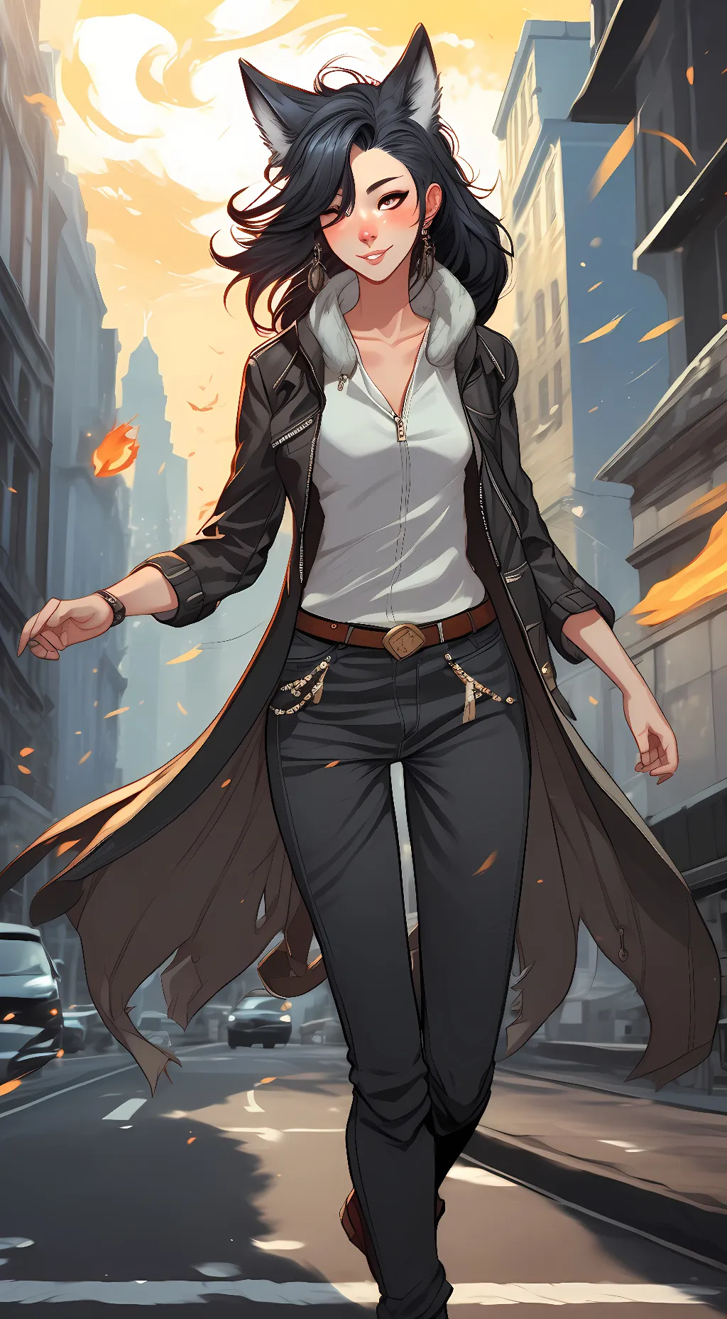 ai character: Loomy background