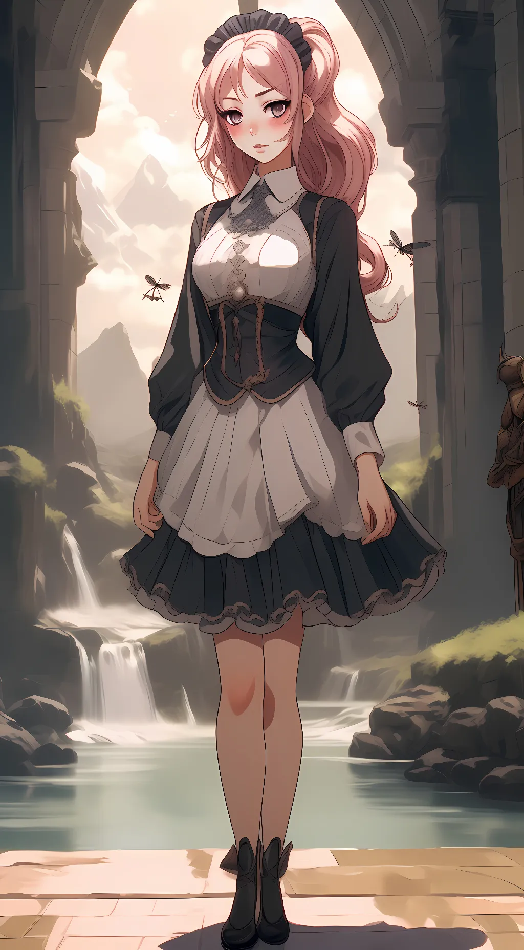 ai character: Monikq background