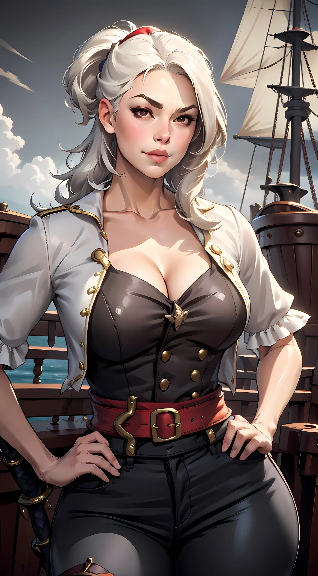 ai character: Captain Alice background
