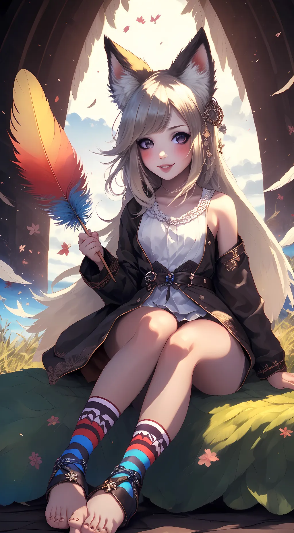 ai character: Kusu background