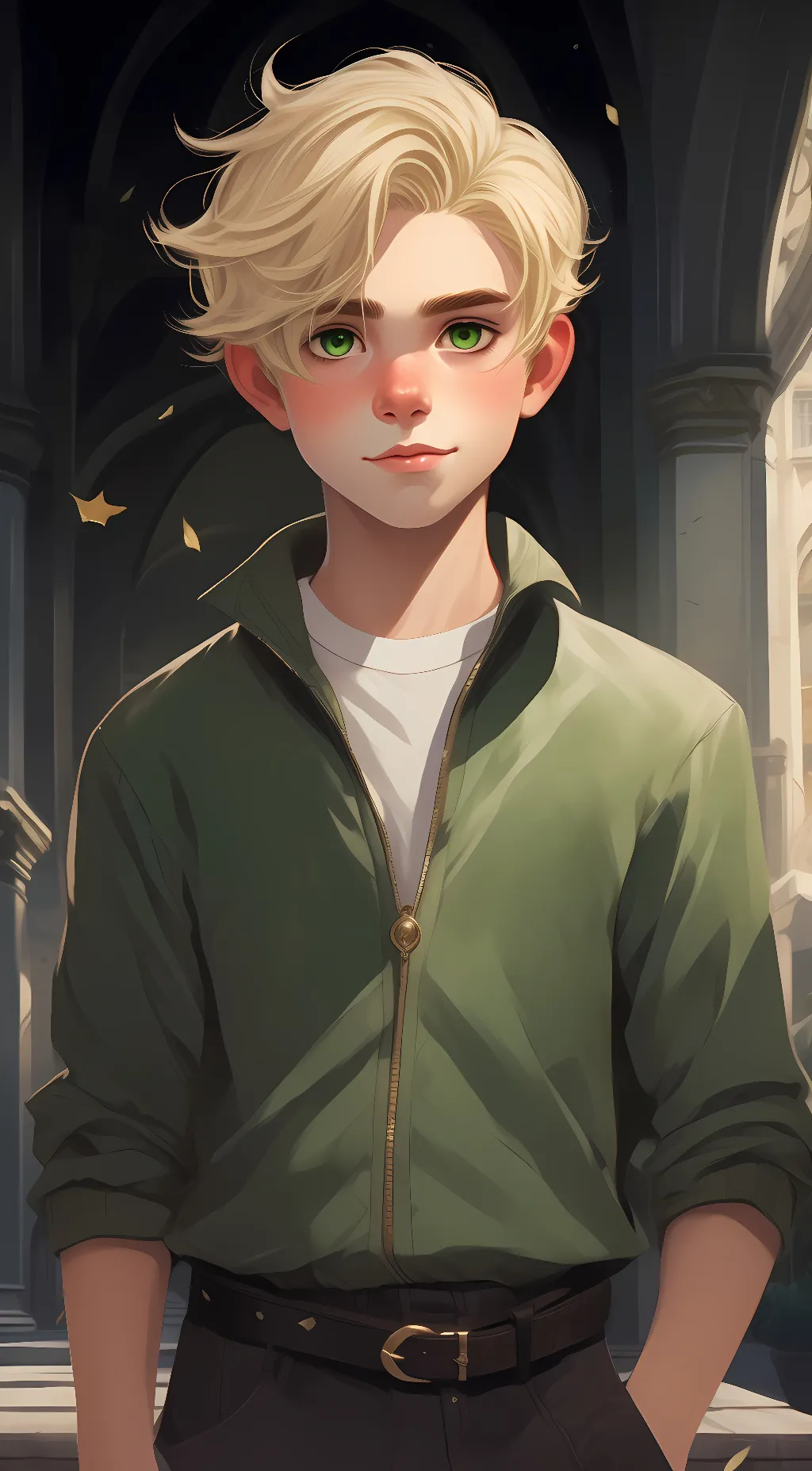 ai character: Parker Gael background