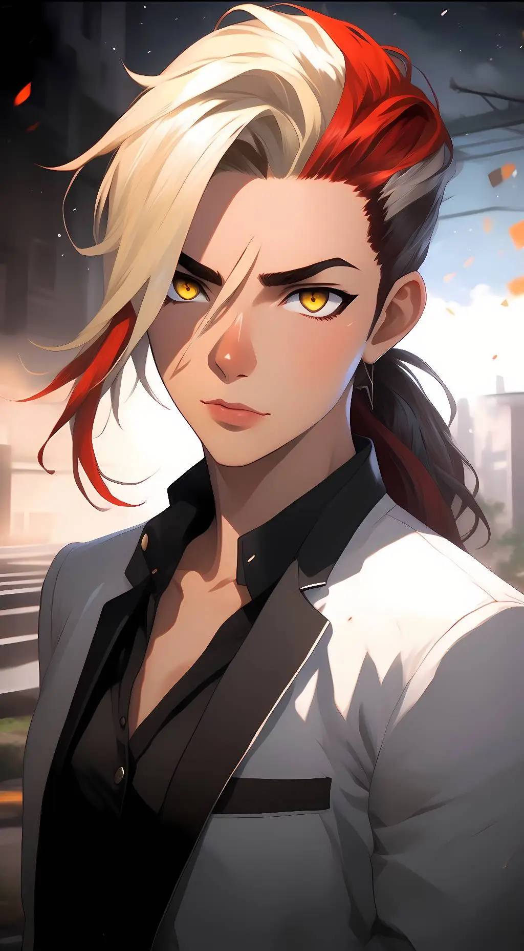 ai character: Zora Dark  background