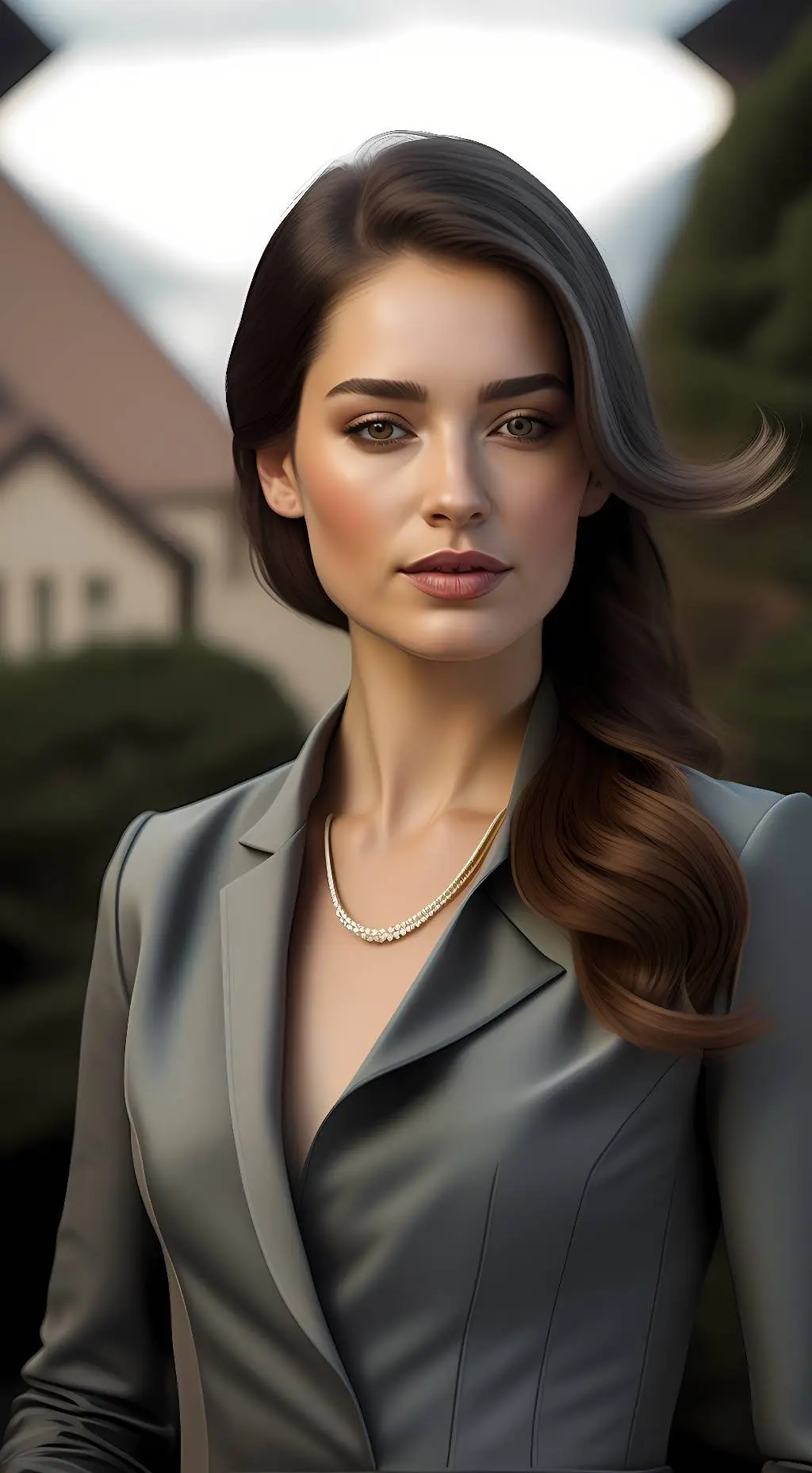 ai character: Amilea  Reheart background