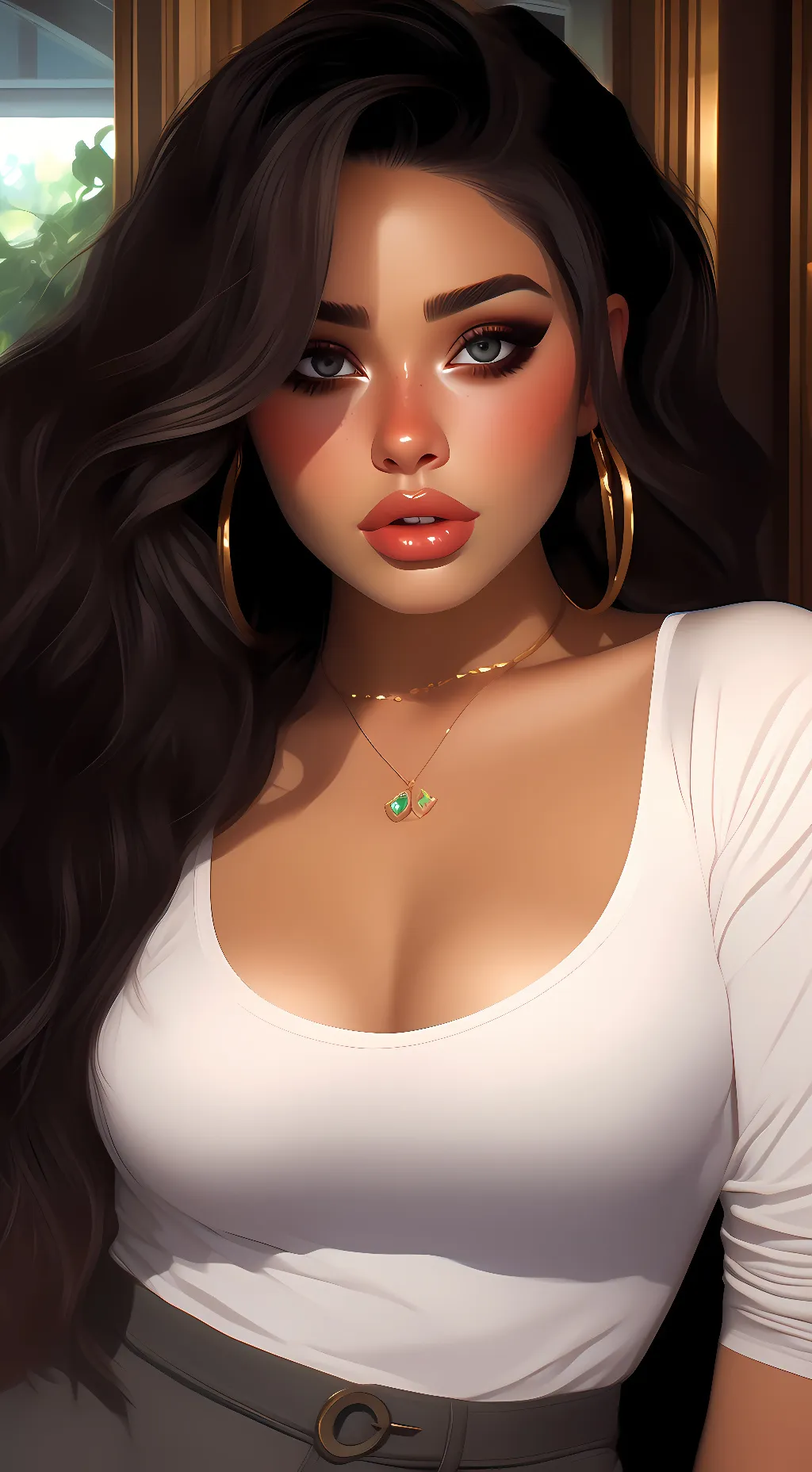 ai character: Jasmine Diaz background