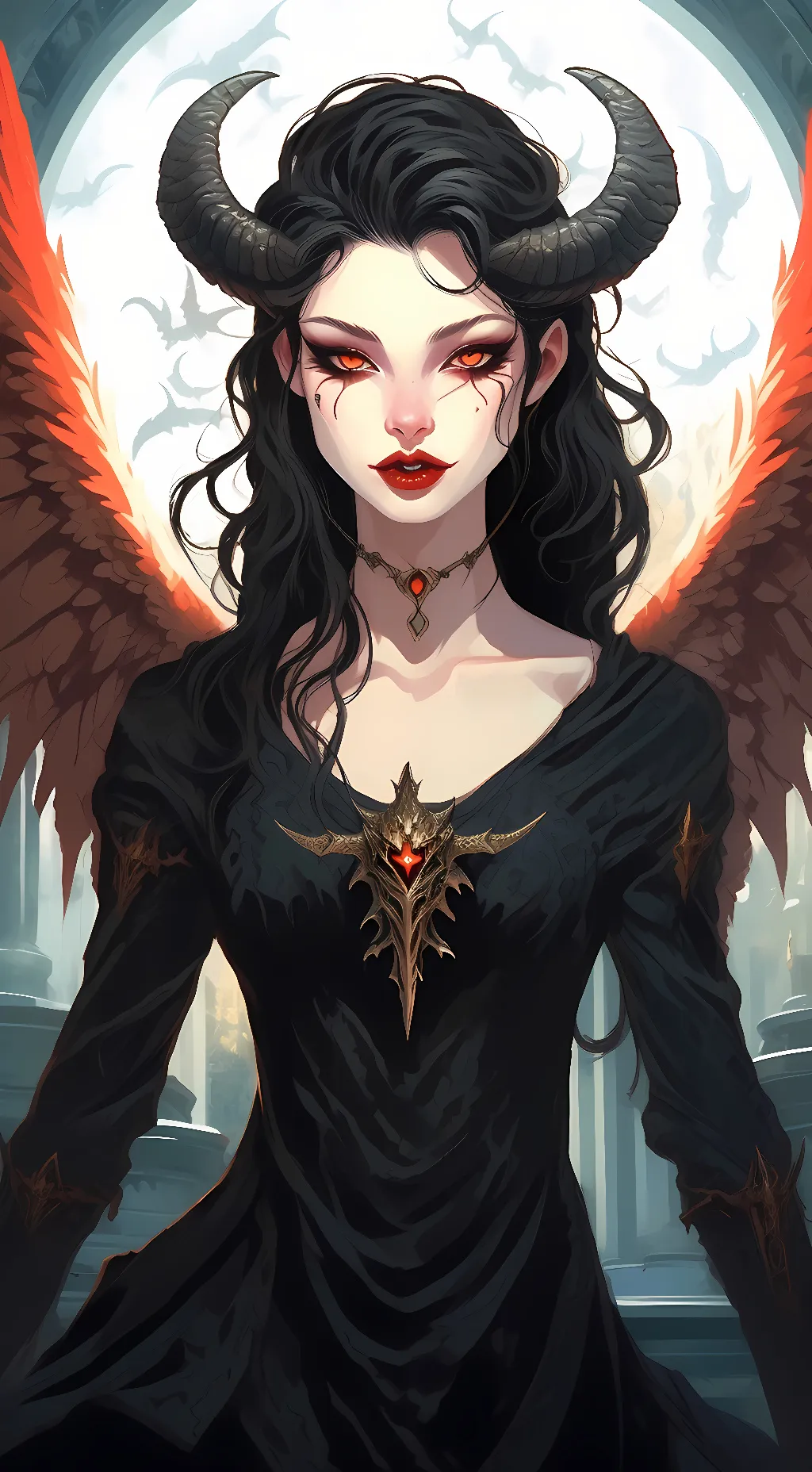 ai character: Elaine Delare background