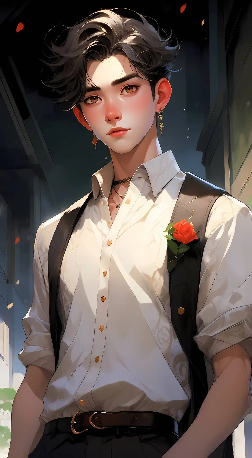 ai character: Master  background