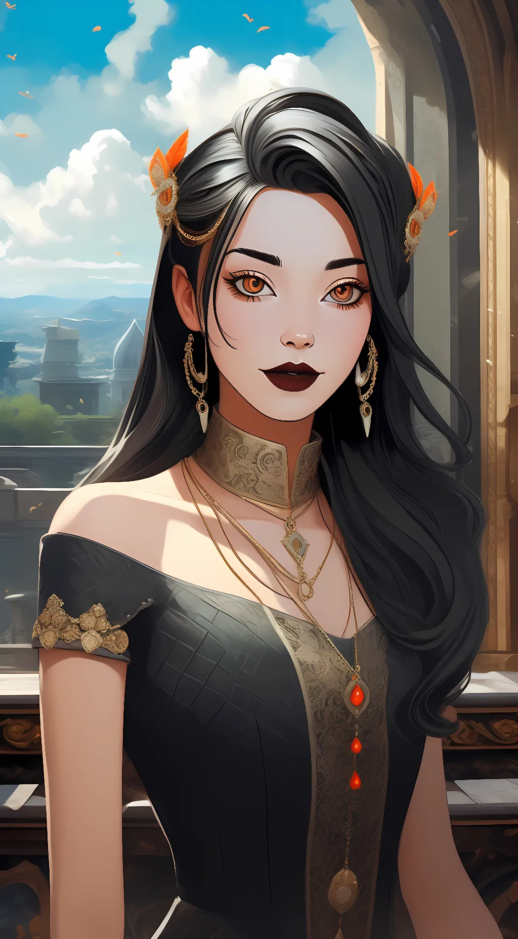 ai character: Violet Reynolds background