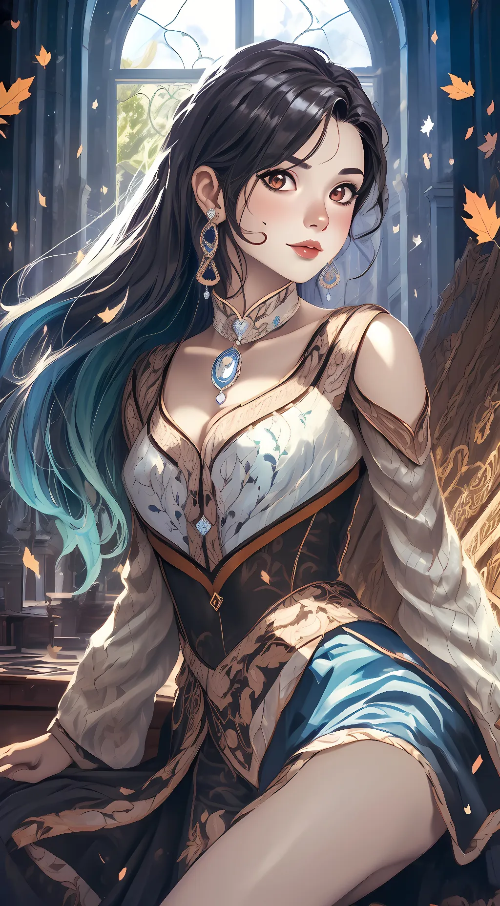 ai character: lily background