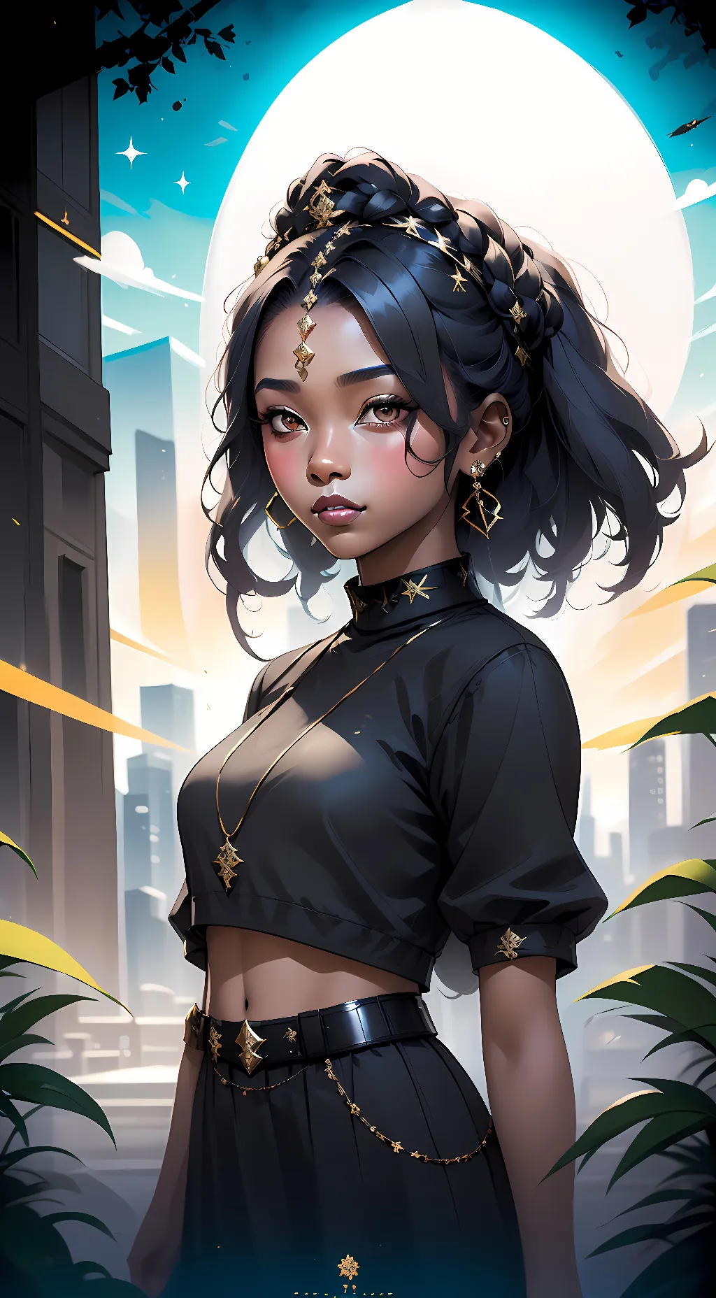 ai character: Zadie  background