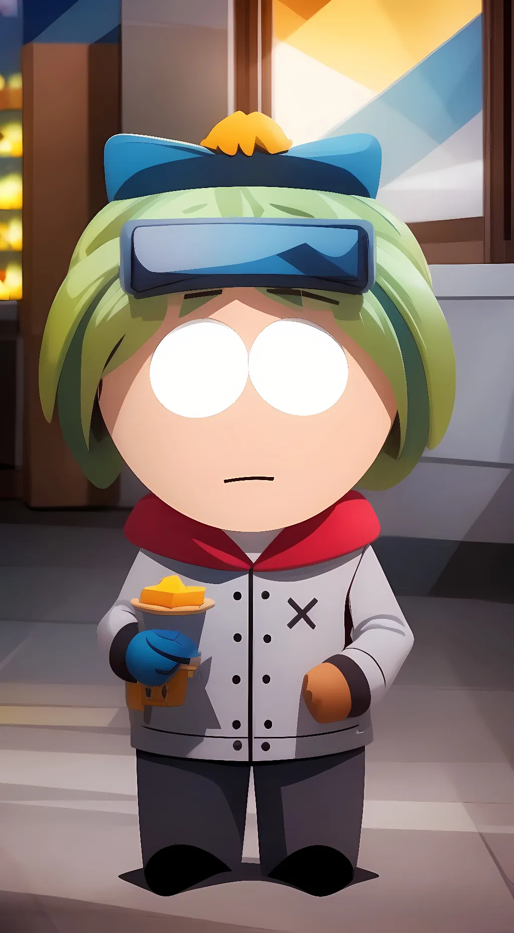 ai character: South park Kids background