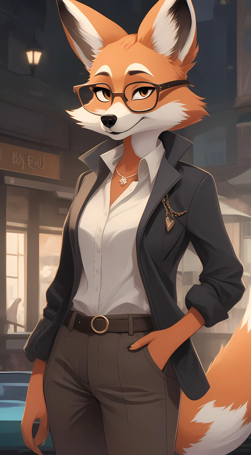 ai character: Vickie background