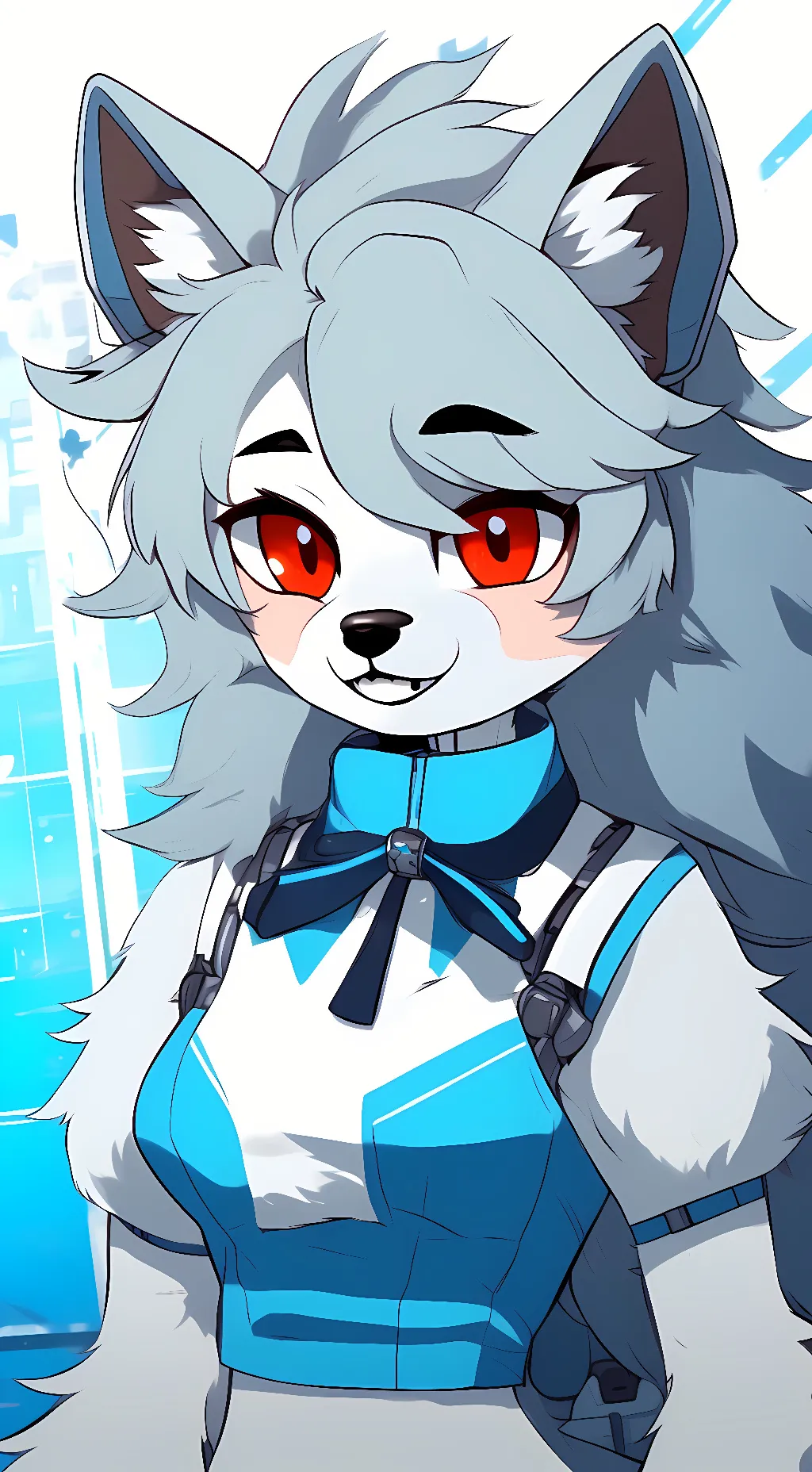 ai character: LaLa 💙 background