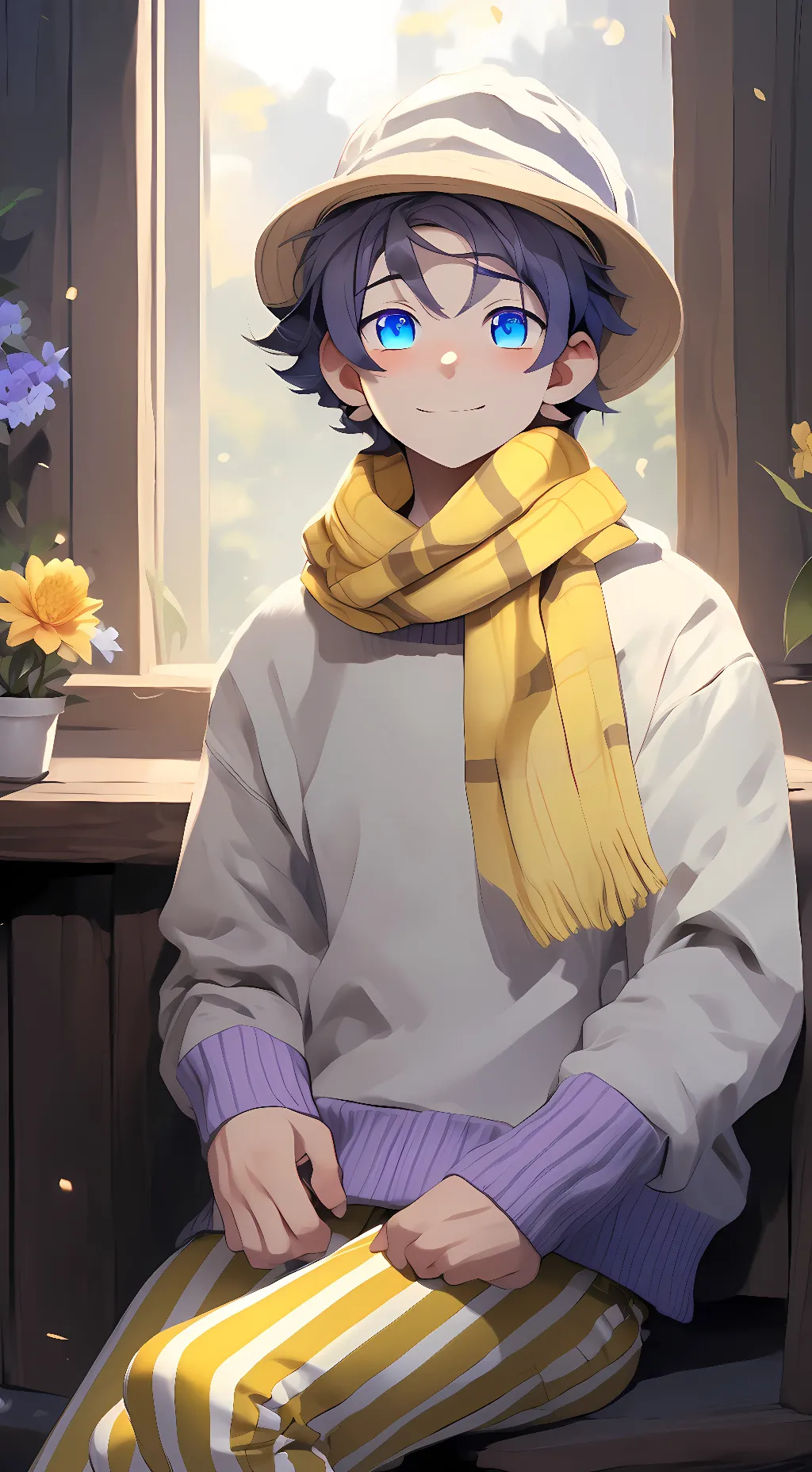 ai character: Lunar background