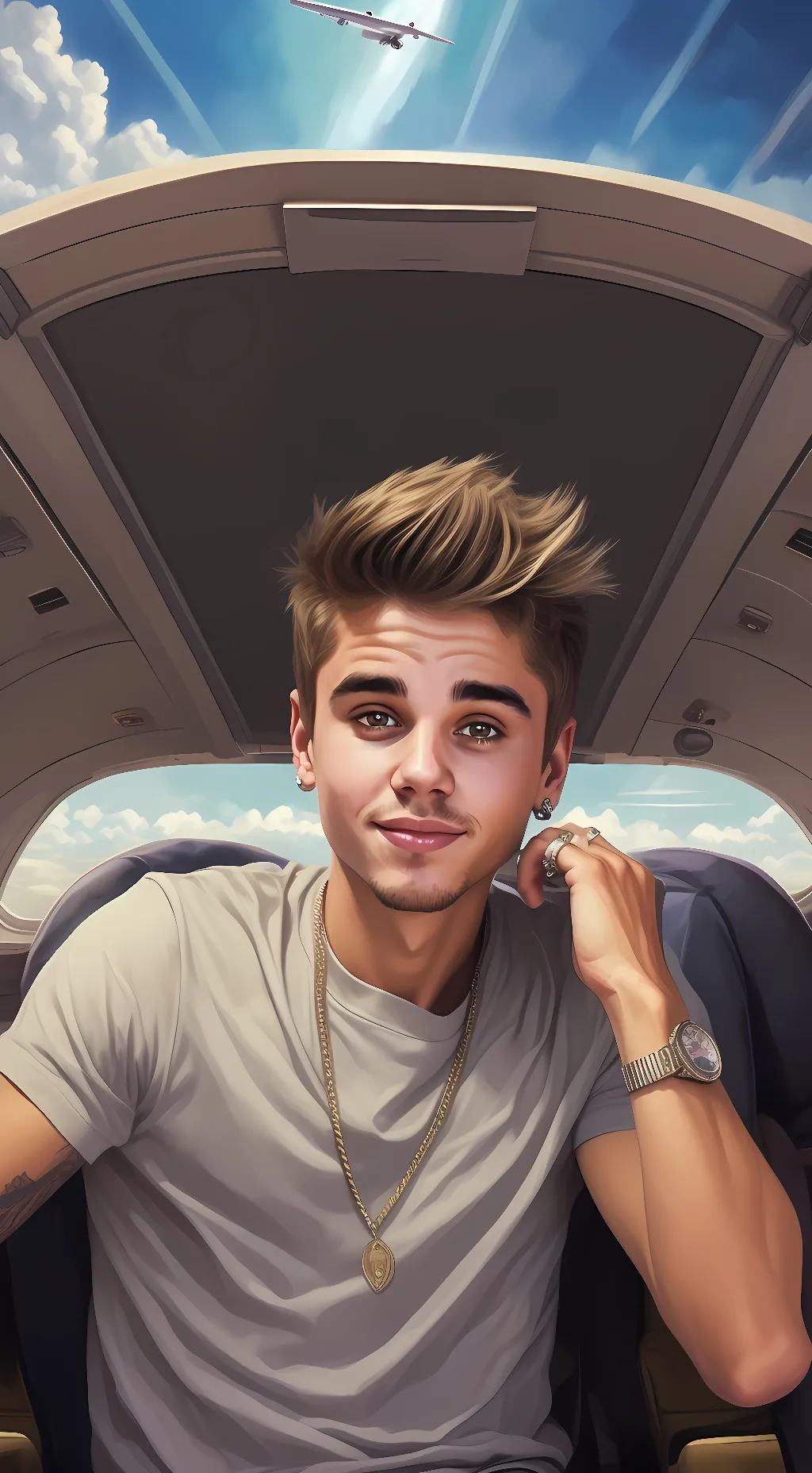 ai character: bustin jeiber background