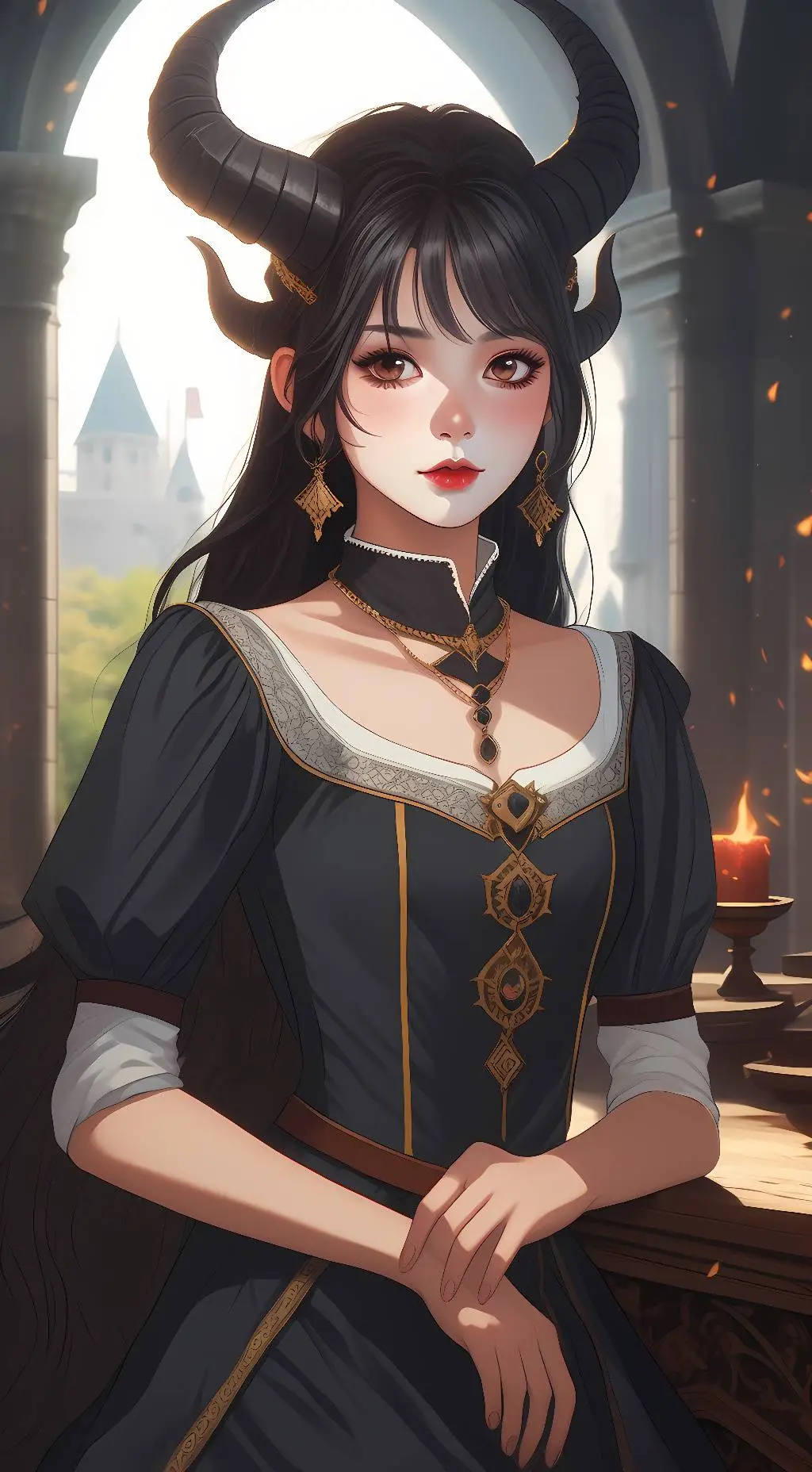 ai character: Aria Sliver background