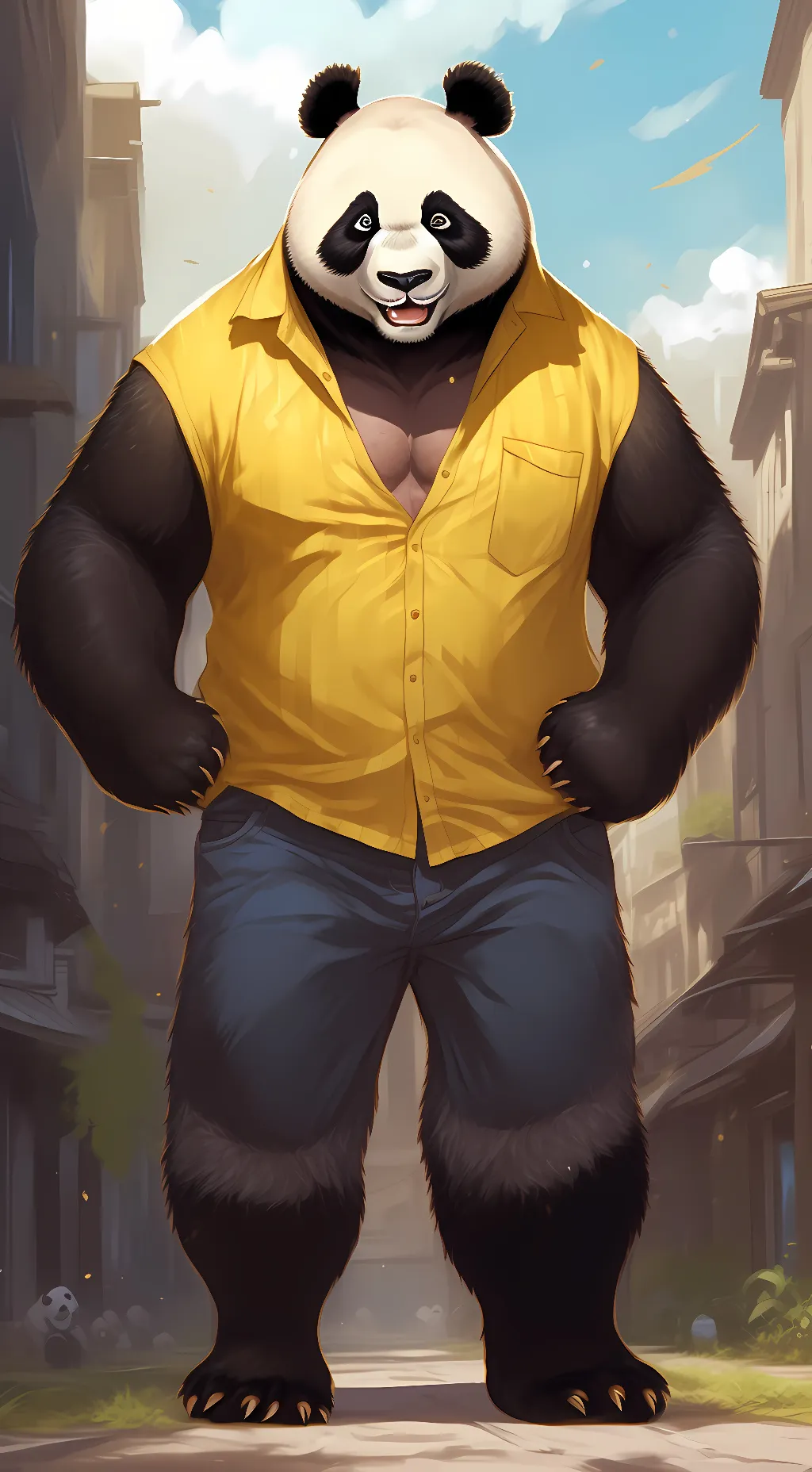 ai character: Gouhin background