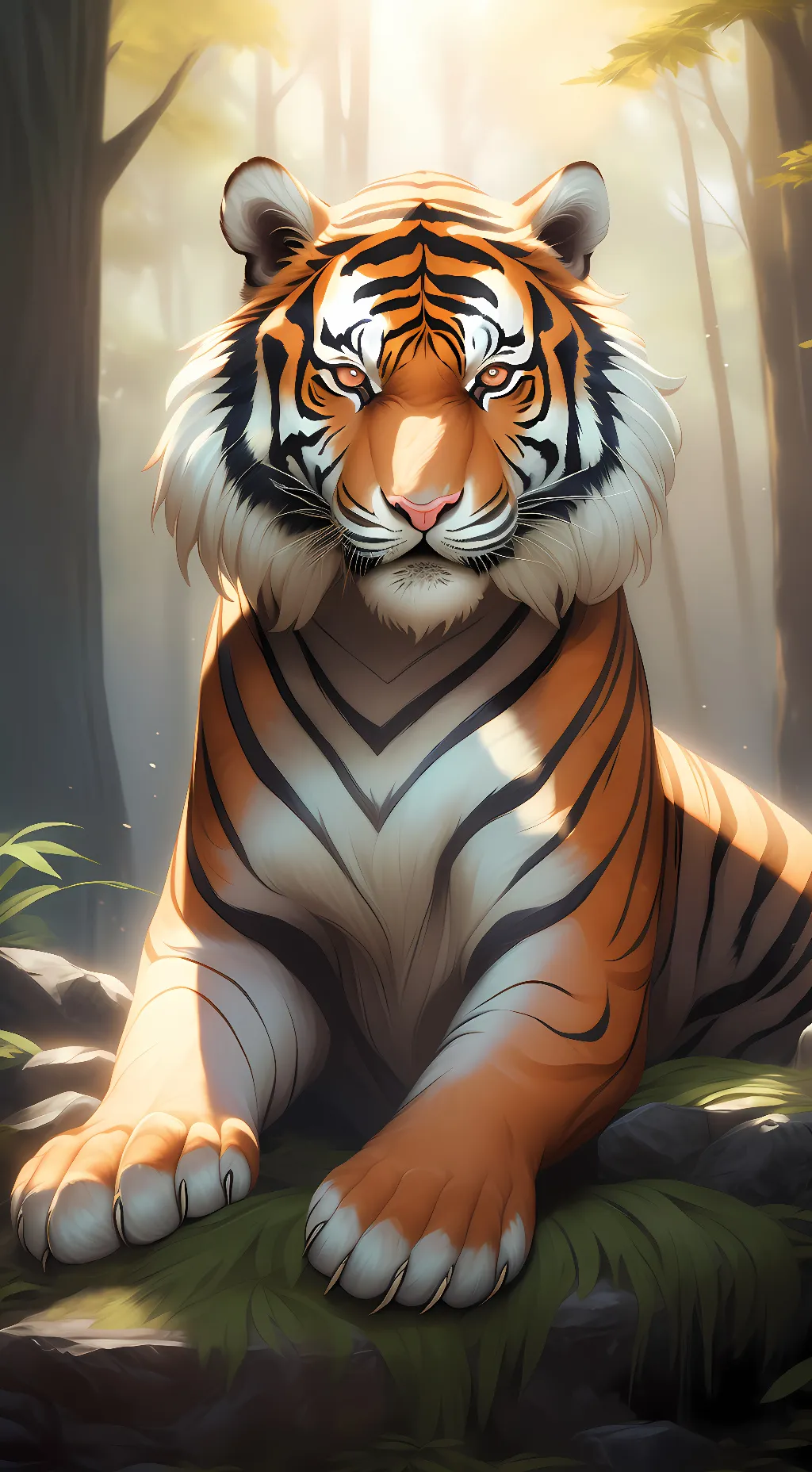 ai character: lunar background