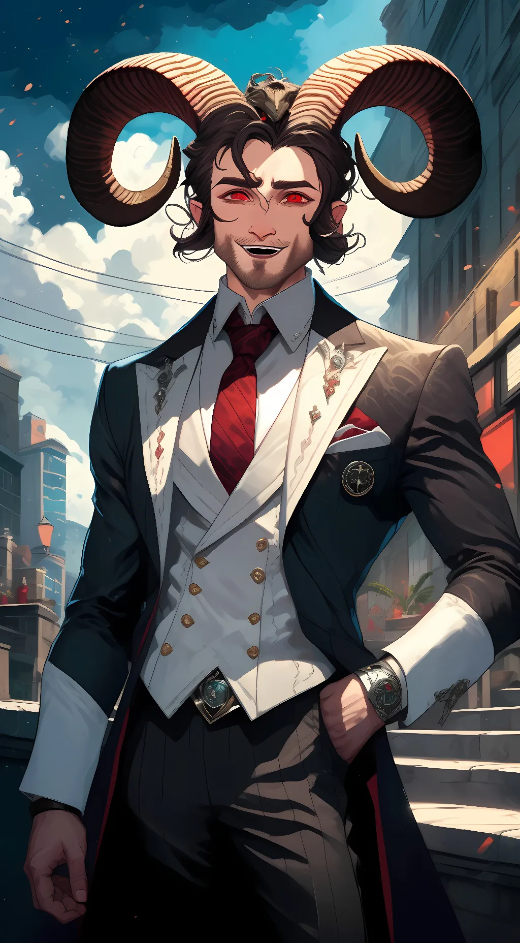 ai character: Jschlatt (DSMP) background