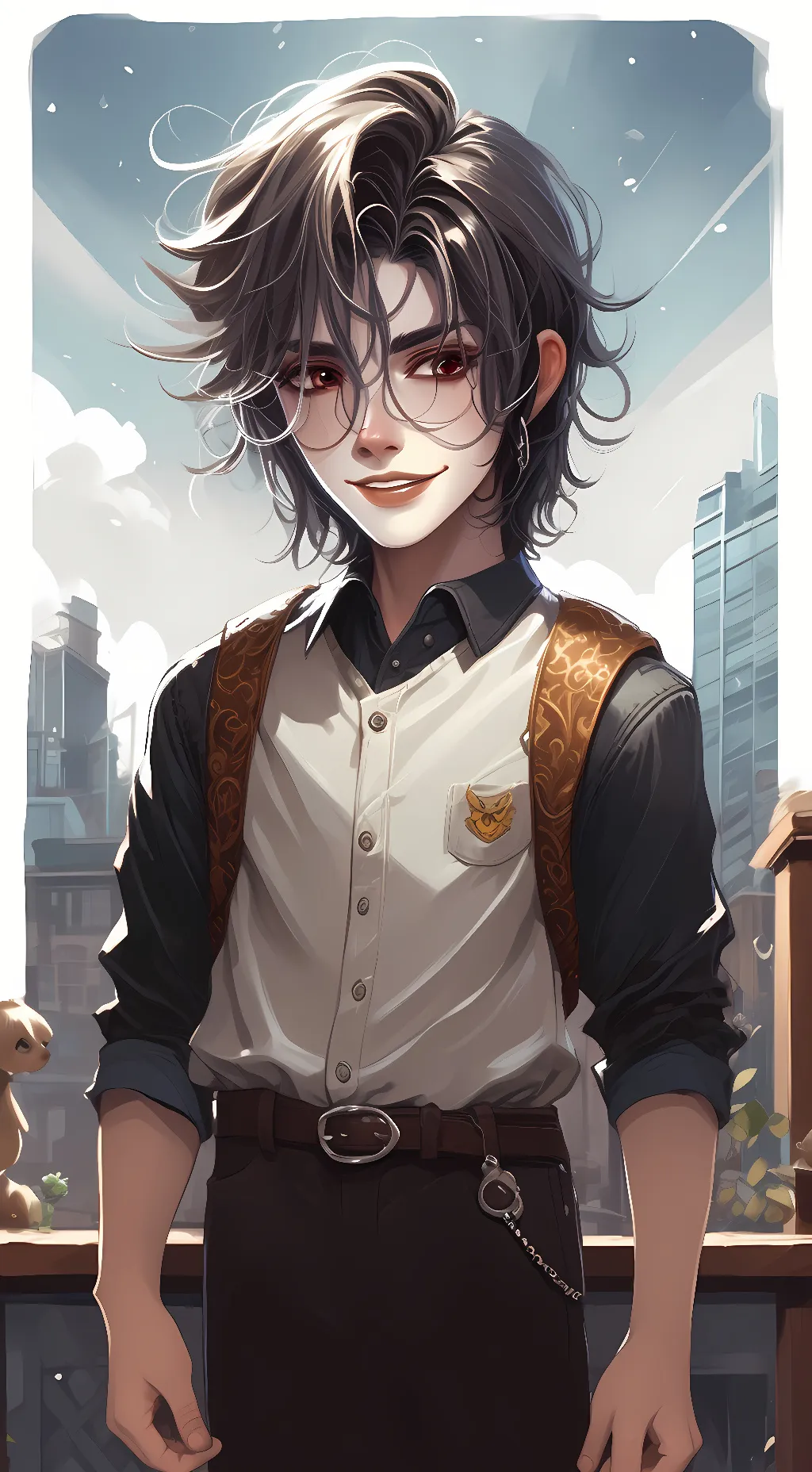 ai character: moondrop  background