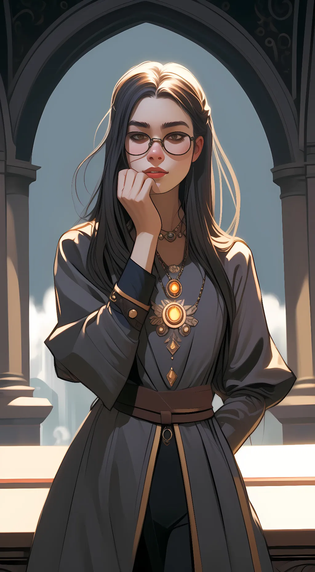 ai character: Sophia background