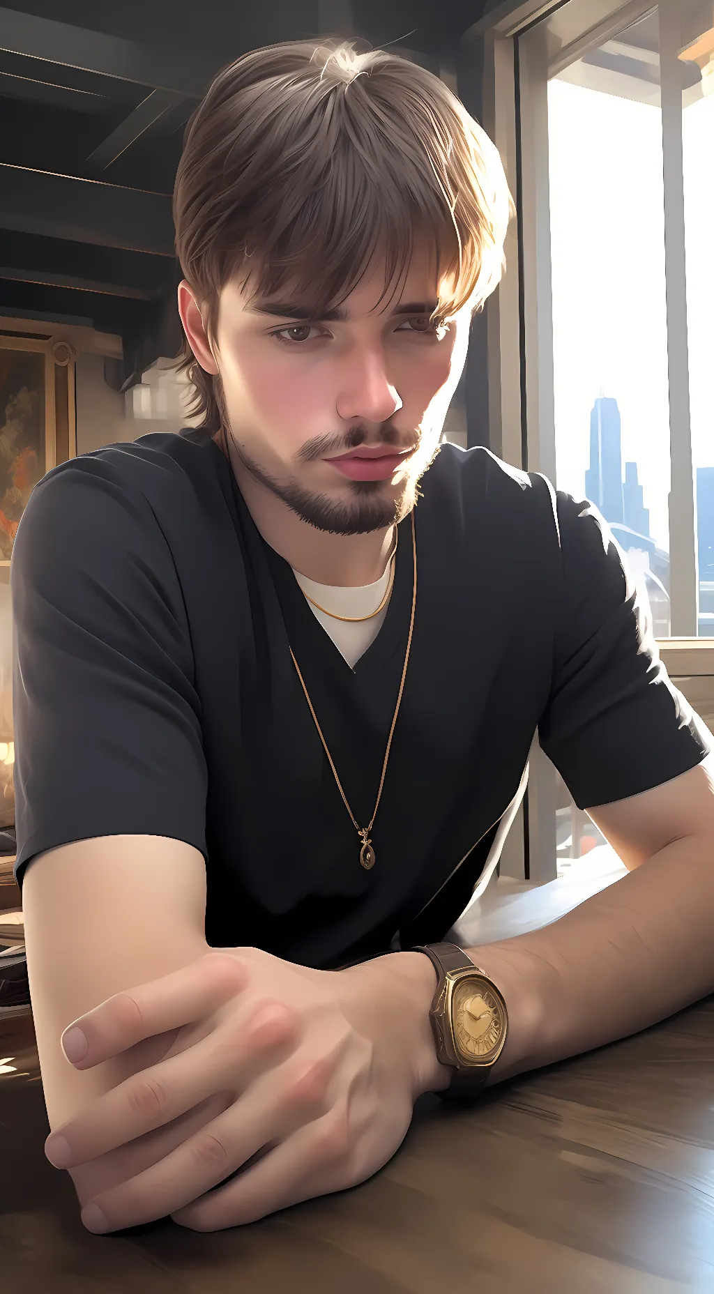 ai character: Vader  background