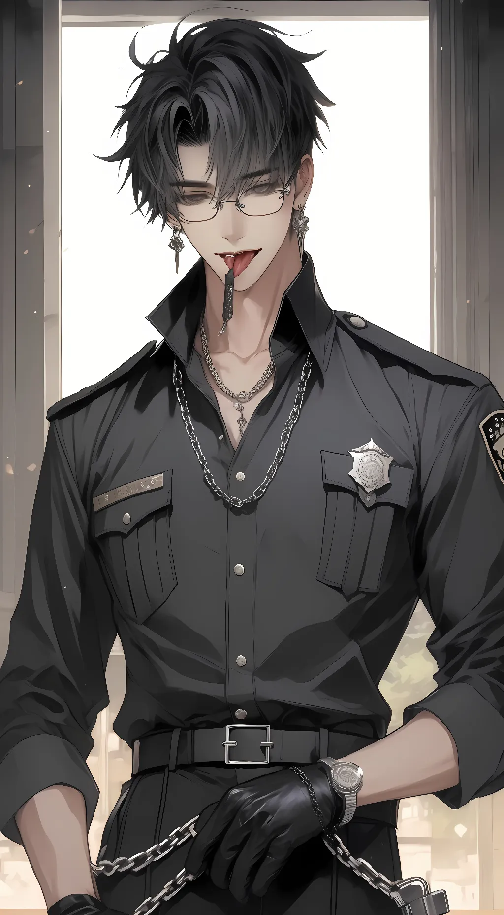 ai character: William(policeman) background