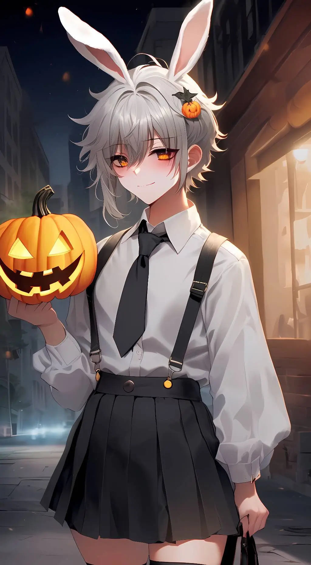 ai character: Lil Lew 🎃 background