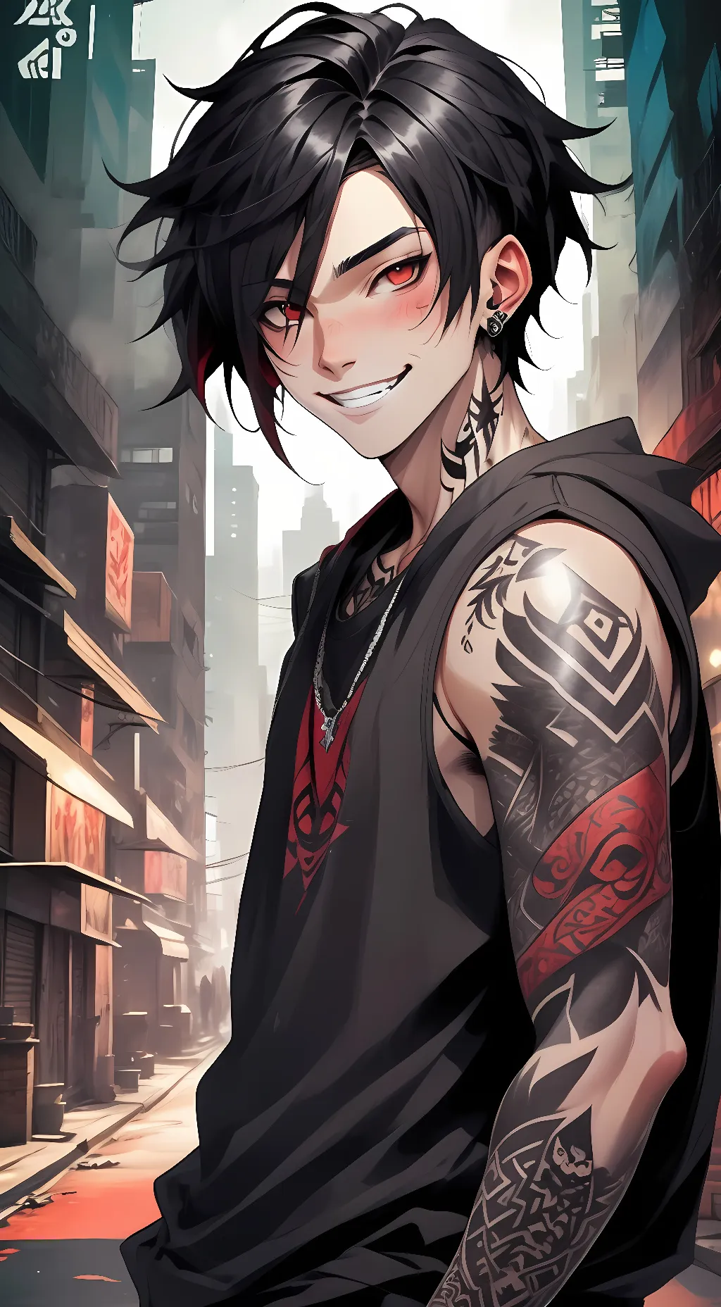 ai character: Kai background