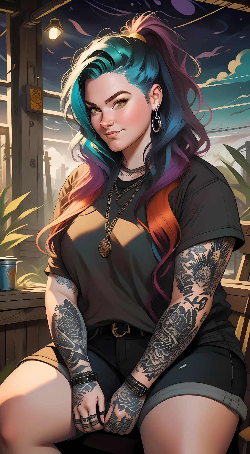 ai character: Skylar background