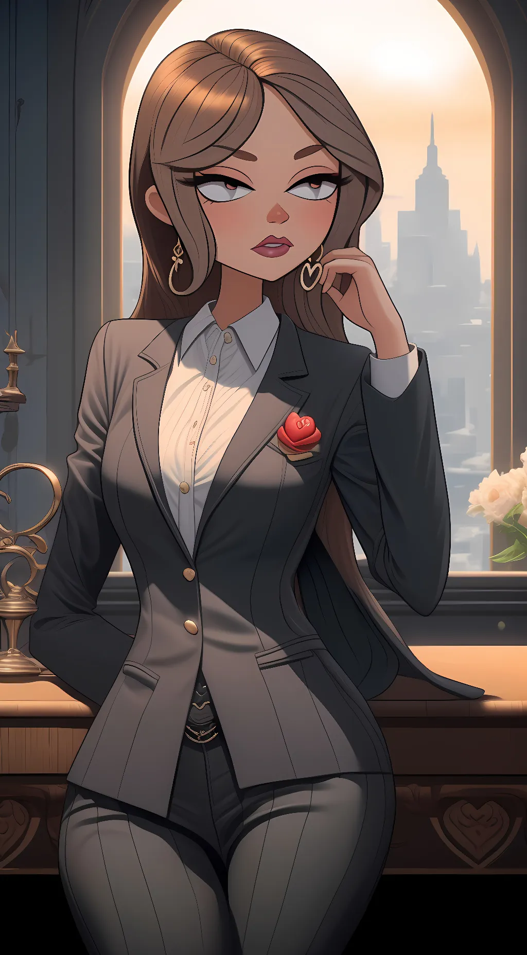 ai character: Bella background